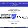 Predictable multithreading of embedded applications using PRET-C