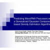 Predicting microRNA precursors with a generalized Gaussian components based density estimation algorithm