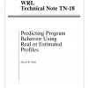 Predicting Program Behavior Using Real or Estimated Profiles