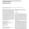 Predicting spike timing of neocortical pyramidal neurons by simple threshold models