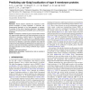 Predicting sub-Golgi localization of type II membrane proteins