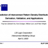 Prediction of interconnect pattern density distribution: derivation, validation, and applications