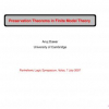 Preservation Theorems in Finite Model Theory
