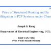 Price of Structured Routing and Its Mitigation in P2P Systems under Churn
