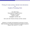 Pricing of cross-currency interest rate derivatives on Graphics Processing Units