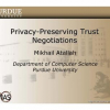 Privacy-Preserving Trust Negotiations
