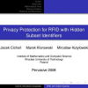Privacy Protection for RFID with Hidden Subset Identifiers