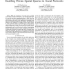 Private Buddy Search: Enabling Private Spatial Queries in Social Networks