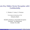 Private-Key Hidden Vector Encryption with Key Confidentiality