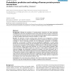 Probabilistic prediction and ranking of human protein-protein interactions