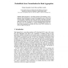 Probabilistic Score Normalization for Rank Aggregation