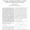 Procedures of Parameters' estimation of AR(1) models into lineal state-space models