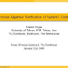 Process algebraic verification of SystemC codes