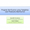 Program verification using templates over predicate abstraction