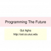 Programming the future
