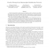 Proofs of Storage from Homomorphic Identification Protocols