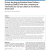 Protein docking by Rotation-Based Uniform Sampling (RotBUS) with fast computing of intermolecular contact distance and residue d