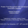 Protein Fold Recognition with Combined SVM-RDA Classifier