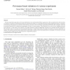 Provenance-Based Validation of E-Science Experiments
