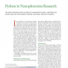 Python in Nanophotonics Research