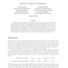 q-Partition algebra combinatorics