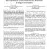 QoM and lifetime-constrained random deployment of sensor networks for minimum energy consumption