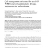QoS management and control for an all-IP WiMAX network architecture: Design, implementation and evaluation