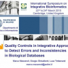Quality controls in integrative approaches to detect errors and inconsistencies in biological databases