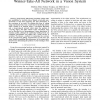Quantifying Input and Output Spike Statistics of a Winner-Take-All Network in a Vision System