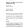 Quantitative Forecasting and Assessment Models in the State Education System