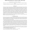 Quantitative phase and amplitude imaging using Differential-Interference Contrast (DIC) microscopy