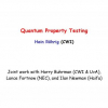 Quantum property testing