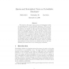 Queries and materialized views on probabilistic databases