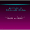 Query Engines for Web-Accessible XML Data