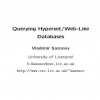 Querying Hyperset/Web-Like Databases