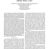 Queueing Analysis of Loss Systems with Variable Optical Delay Lines