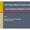 QVT Based Model Transformation from Sequence Diagram to CSP