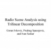Radio scene analysis using trilinear decomposition