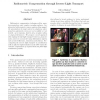 Radiometric Compensation through Inverse Light Transport