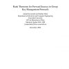 Rank Theorems for Forward Secrecy in Group Key Management Protocols