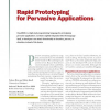 Rapid Prototyping for Pervasive Applications