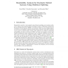 Reachability Analysis for Stochastic Hybrid Systems Using Multilevel Splitting