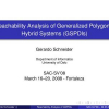 Reachability analysis of generalized polygonal hybrid systems