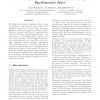 Reactive Navigation for Non-Holonomic Robots using the Ego-Kinematic Space