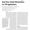 Real-Time Global Illumination for VR Applications