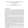 Reasoning on Temporal Conceptual Schemas with Dynamic Constraints
