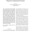 Reasoning with Semantic Web Technologies in Ubiquitous Computing Environment