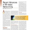 Recent Advances in Wireless Networking