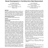 Recent developments in text-entry error rate measurement