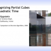 Recognizing partial cubes in quadratic time